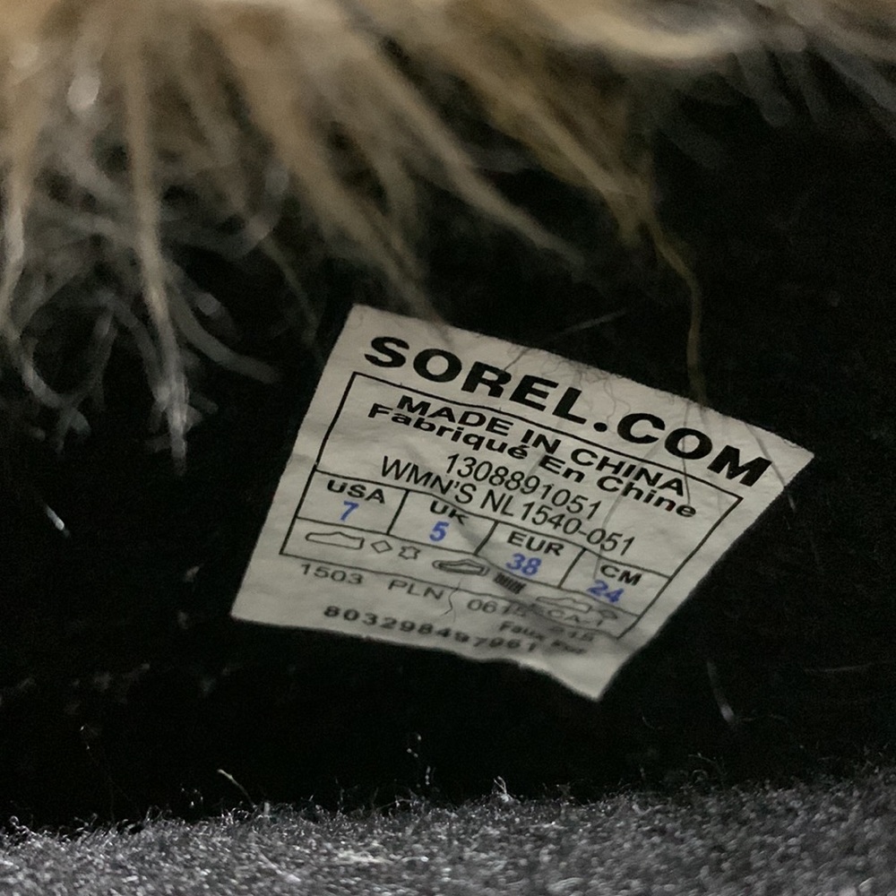 Sorel Joan of Arctic Winter Boots Faux-Fur Brown/Black - Picture 6 of 9